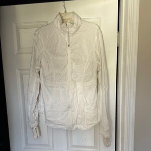 Lululemon Athletica Cream Puffer Jacket
